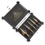 5-Piece Cobalt Coated M2 High-Speed Step Bit Set