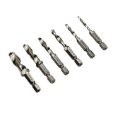 6-Piece High Speed Steel Drill Bit Tap Set