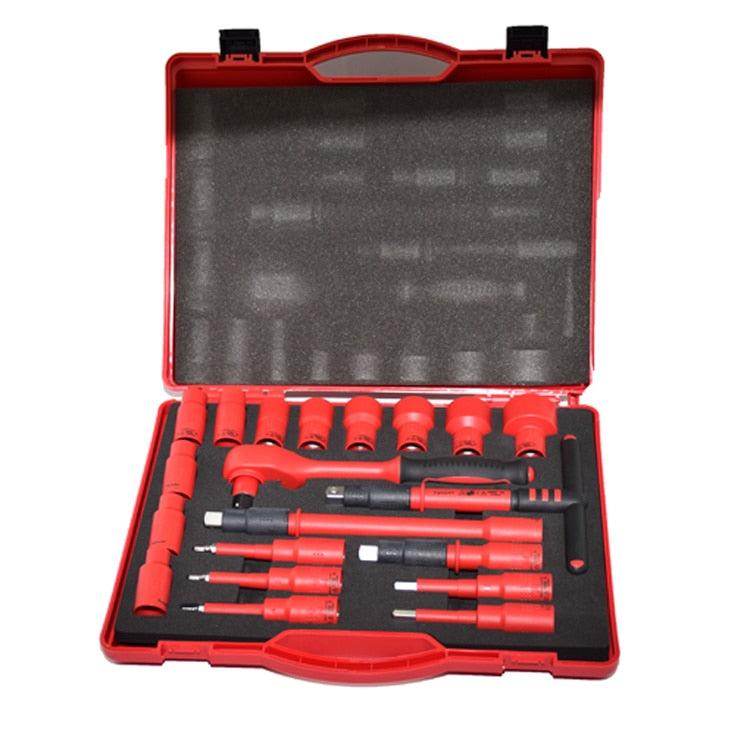 20-piece 1000V Insulated Socket Wrench Set