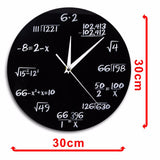 Math Equations Wall Clock