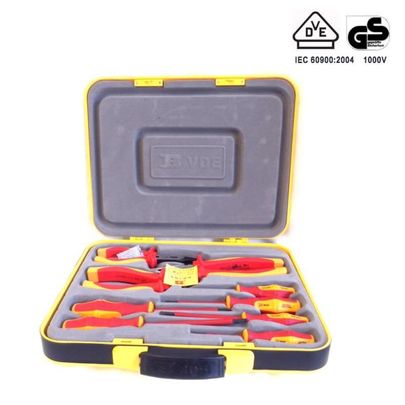 9-in-1 Insulated Electrician Screwdriver and Pliers Set