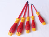 5-Piece Insulated Magnetic Flat Head Screwdrivers